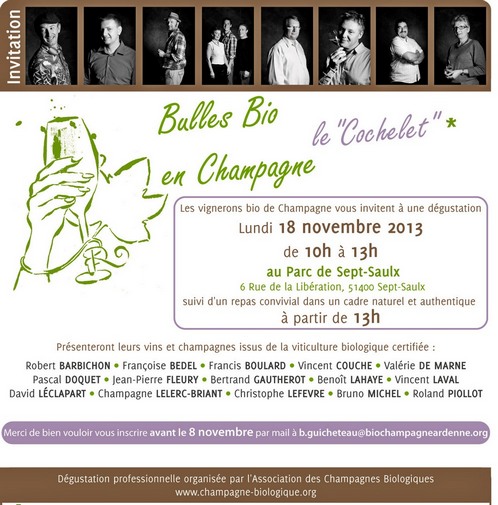 Champagnes Bio - Salon Bio de Champagne - Vignerons Bio et Naturels Champagne - Champagne Bio Nature et authentique